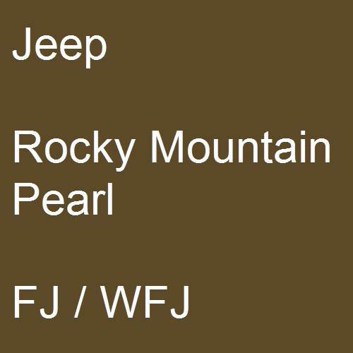 Jeep, Rocky Mountain Pearl, FJ / WFJ.